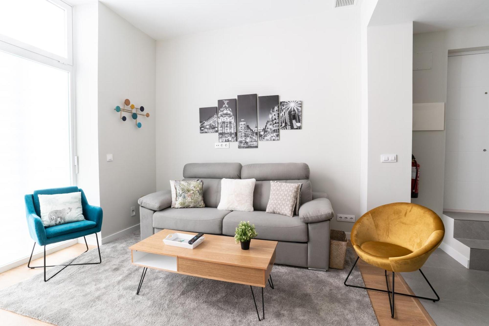 Bright And Airy 2 Bedroom Apartment In Madrid Buitenkant foto
